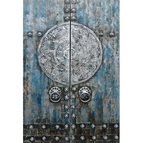 Pilt Sinine uks 100x150 cm