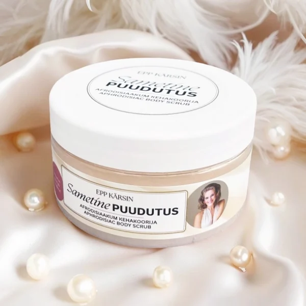 Epp Kärsini afrodisiaakum kehakoorija "Sametine PUUDUTUS"